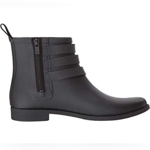 LOEFFLER RANDALL Luxury Zip-Up Nash Rainboots Size 11 Reg $395 - Picture 5 of 13